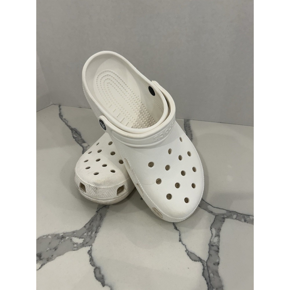 Crocs Unisex Adult M8 / W10 White Excellent Condition Tons Of Life Left!!!